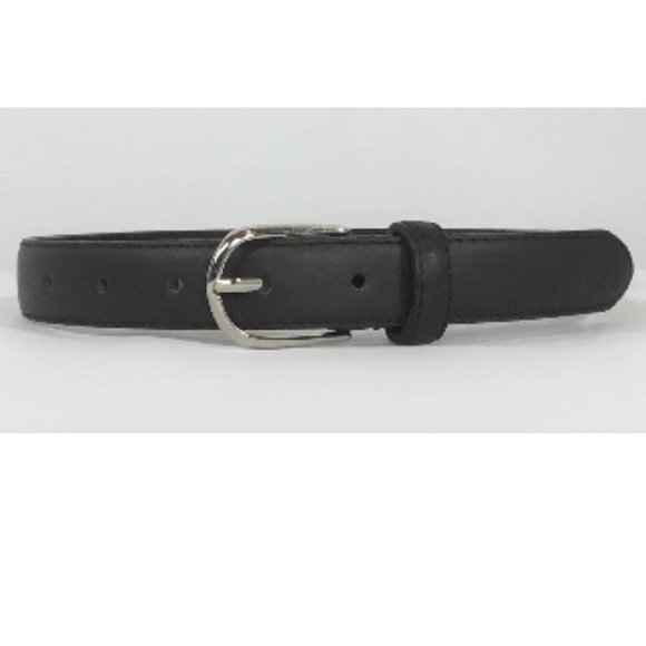 Black Faux Leather Belt Child - Picture 3 of 3